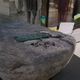 An auction block on display at the National Museum of African American History and Culture.